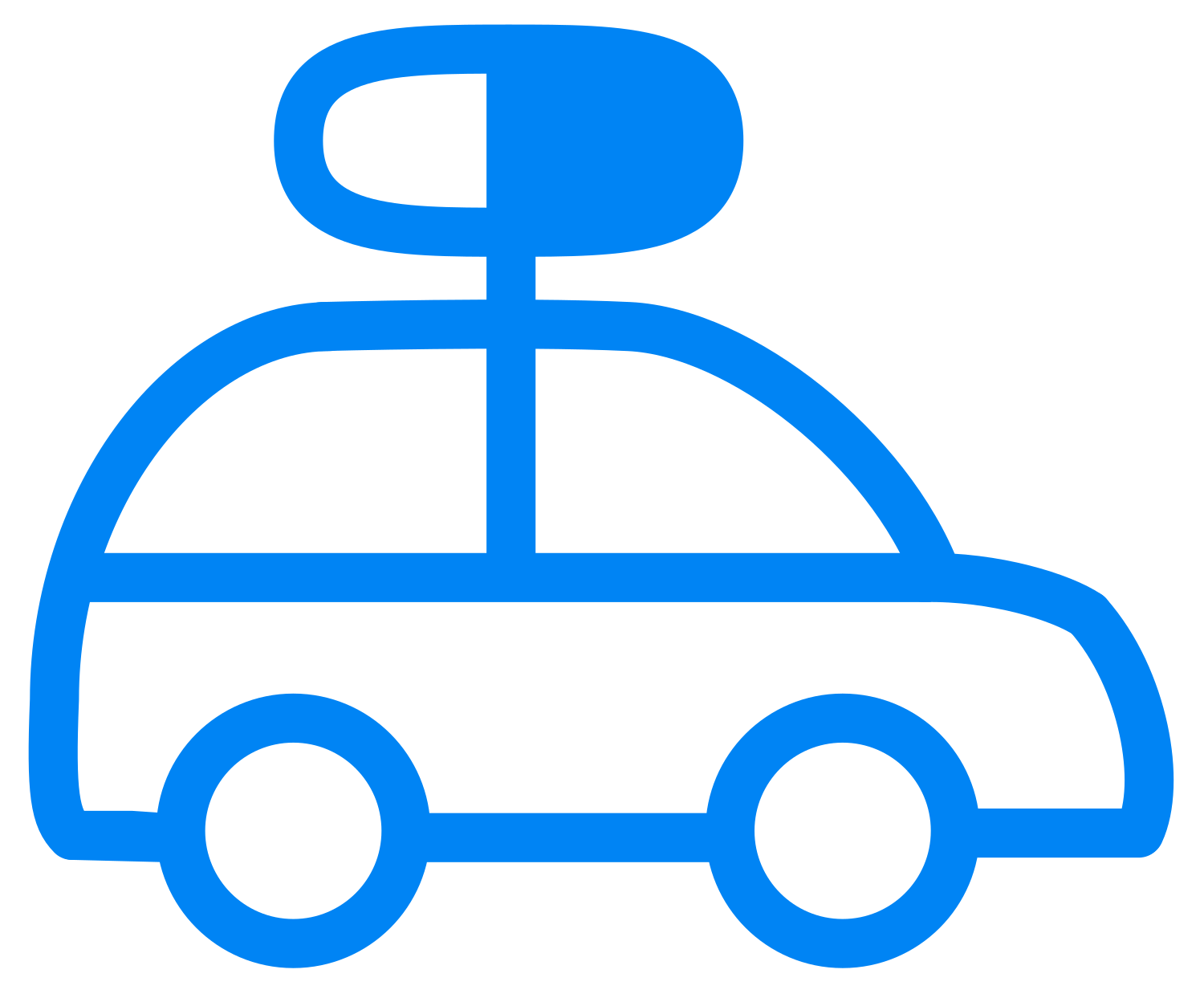 Icon, blue version