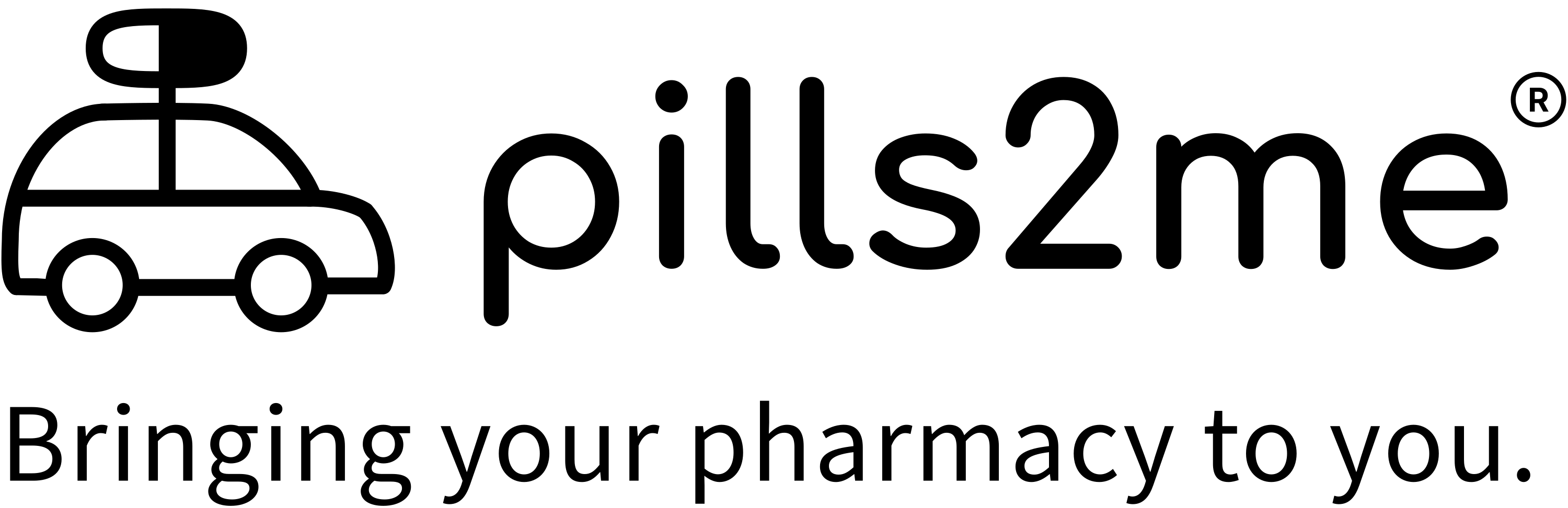 With tagline, black version